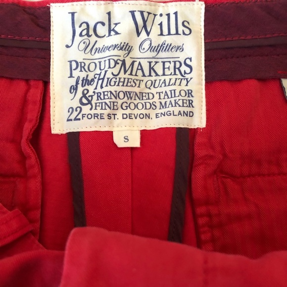 Jack Wills Red Short Pants Men Small - Picture 5 of 8